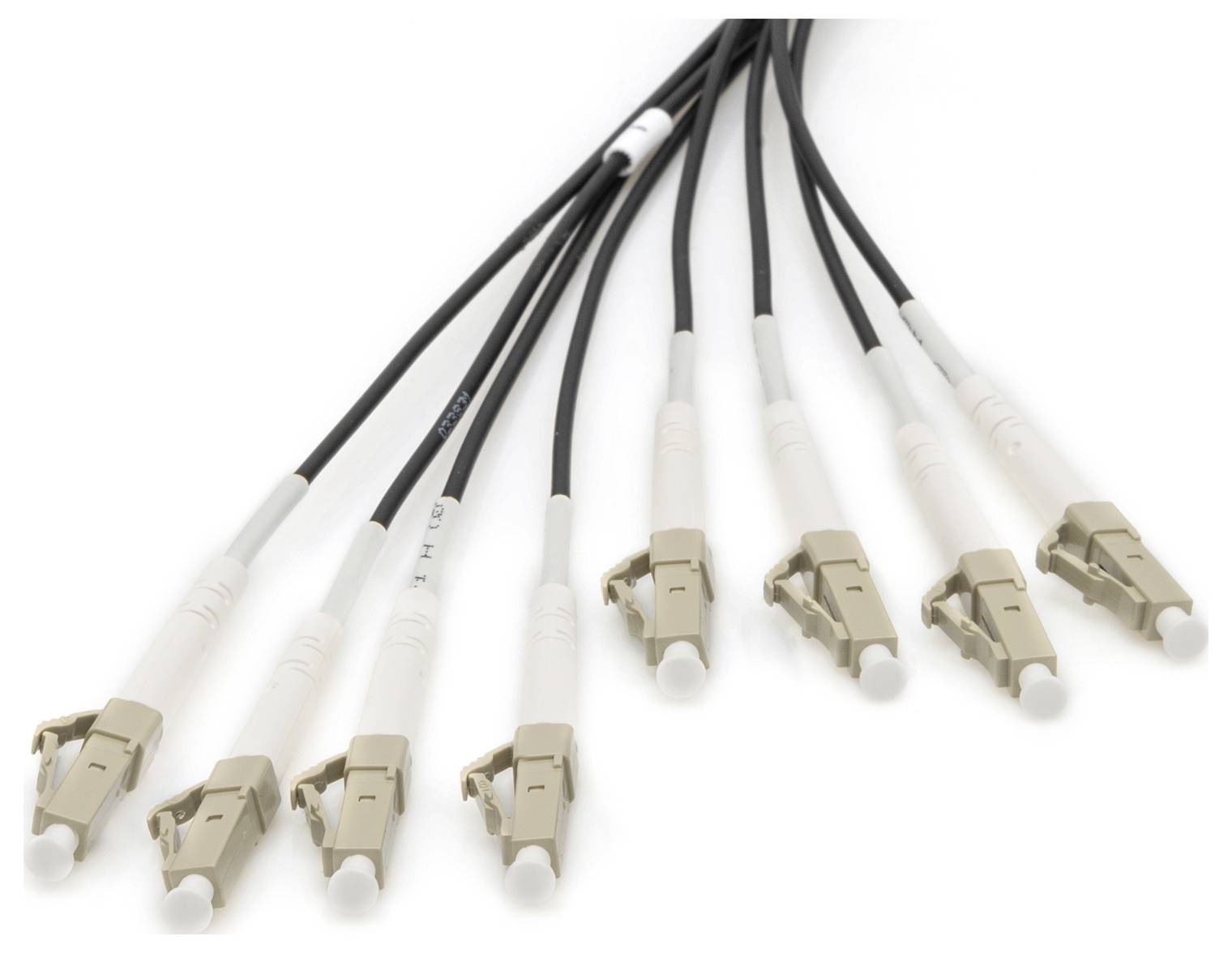 Digitus DK-24338U075BK-BBB fibre optique FO Câble de raccordement 75 m noir [8x LC/UPC mâle - 8x LC/UPC mâle] 50/125 µ M-3