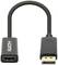Un câble adaptateur HDMI vers DisplayPort ; permet de connecter un appareil HDMI à une entrée DisplayPort.