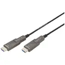 Câble de raccordement Digitus HDMI Fiche mâle HDMI-A 20 m noir AK-330127-200-S 4K UHD, blindage triple, flexible, blinda