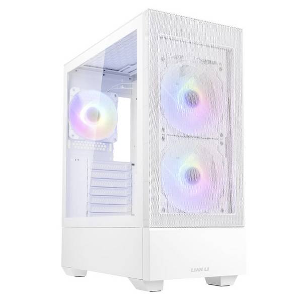 Tour midi Lian Li LANCOOL 205 Mesh Boîtier, Boîtier gaming  blanc