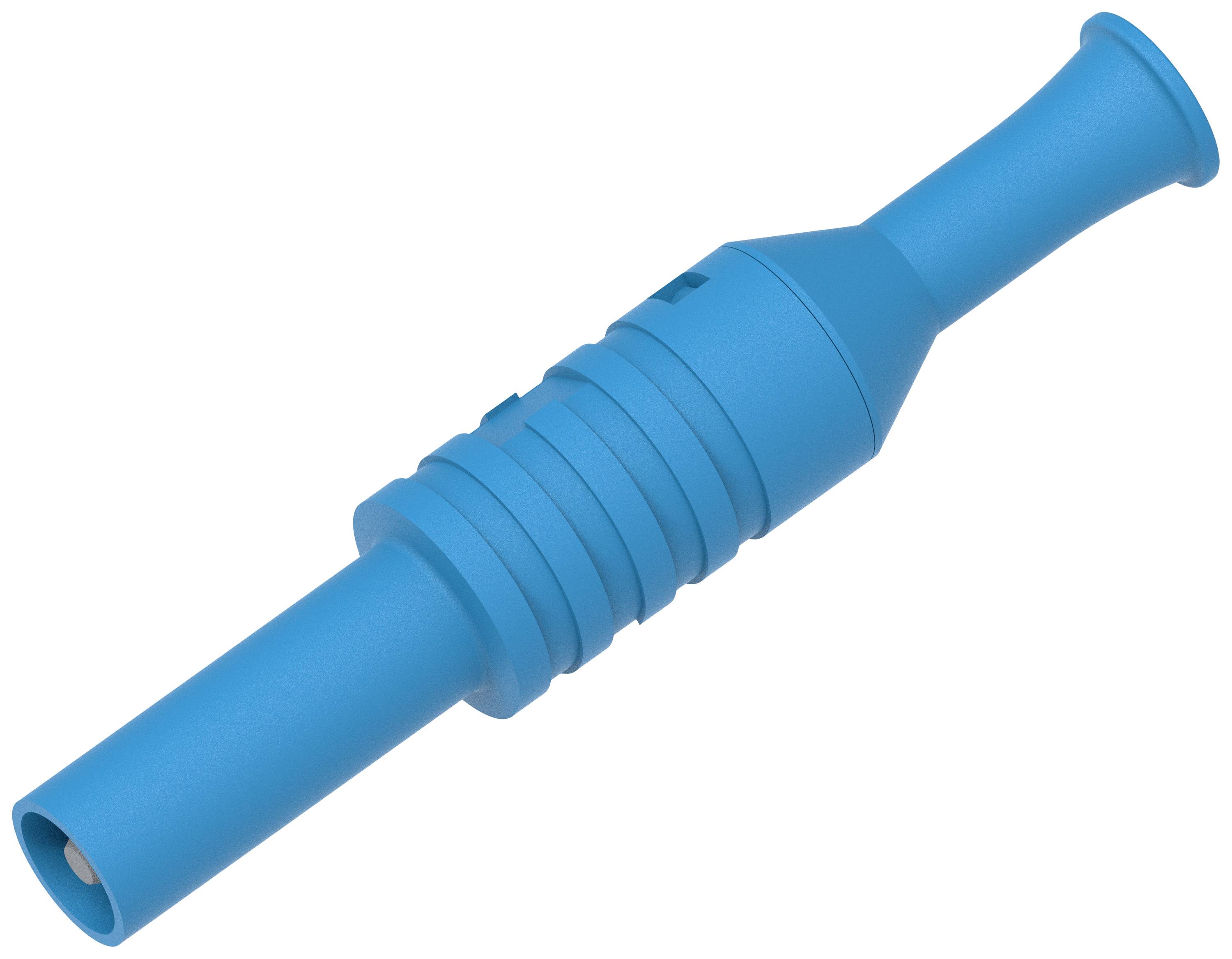 1065-CD1-Bl Fiche mâle de laboratoire ø de la broche: 4 mm bleu 1 pc(s) D390822 - Electro Pjp