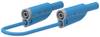 Electro PJP 2610-IEC-CD1-100BL Cordon de mesure Banane mâle 4 mm Banane mâle 4 mm 1.00 m bleu 1 pc(s)