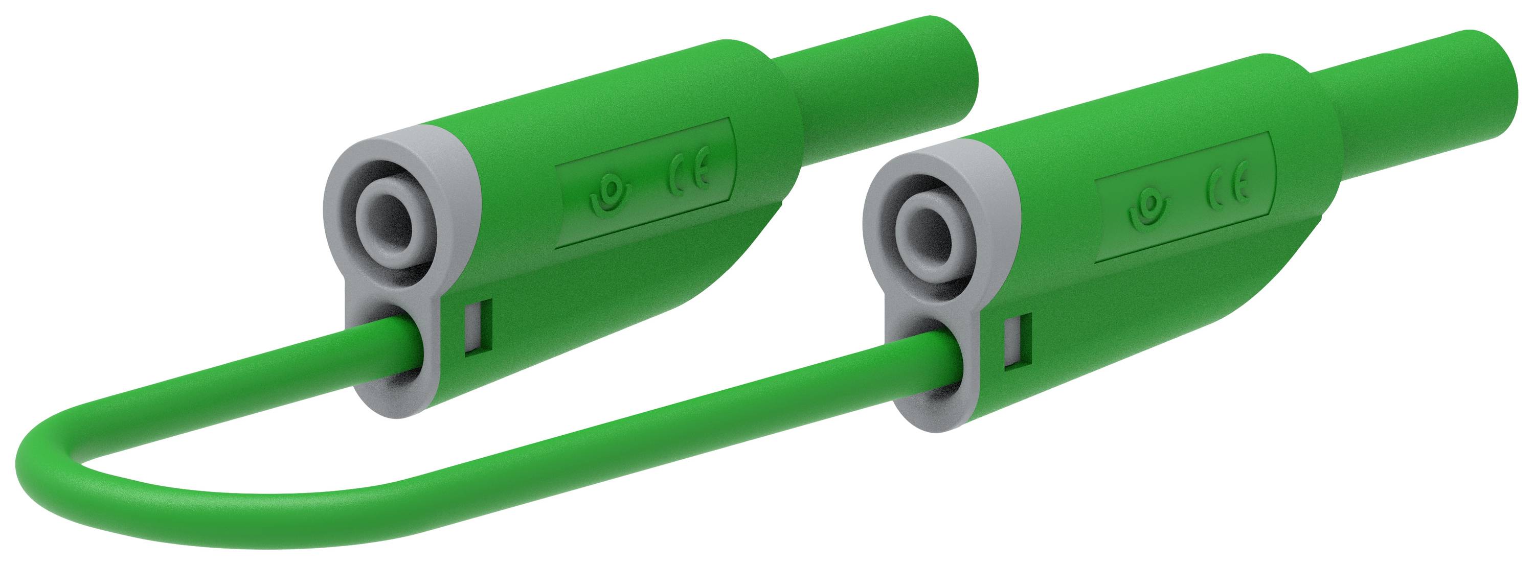 Electro PJP 2610-IEC-CD1-50V Cordon de mesure Banane mâle 4 mm Banane mâle 4 mm 50 cm vert 1 pc(s)-1