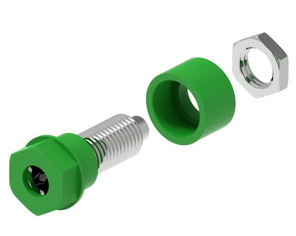 Electro PJP 3230-C-CD1-V Fiche femelle de laboratoire Ø de la broche: 4 mm vert 1 pc(s)