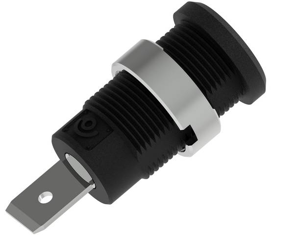 Electro PJP 3266-C-CD1-N Douille de sécurité Femelle Ø de la broche: 4 mm noir 1 pc(s) Piece