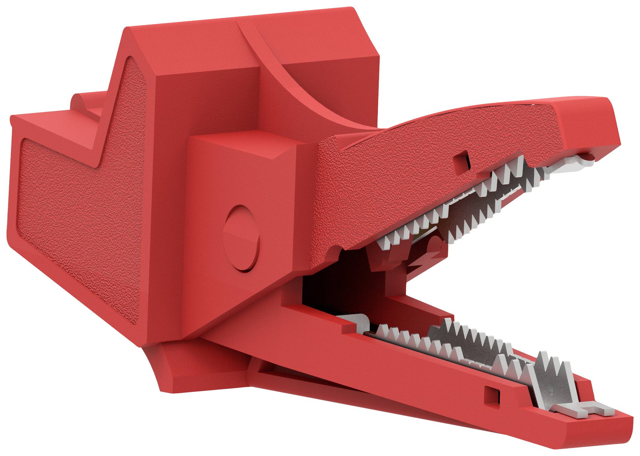 Electro PJP 5004/LM-IEC-CD1-R Pince crocodile rouge Plage de serrage max.: 13 mm Longueur: 91 mm 1 pc(s)