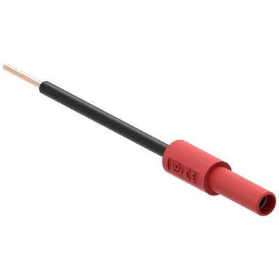 Adaptateur Electro PJP Ada86/F/1.8-CD1-R Ada86/F/1.8-CD1-R  Ø1.8 test Tip to Ø4mm banana jack adapter flexible red 1 pc(