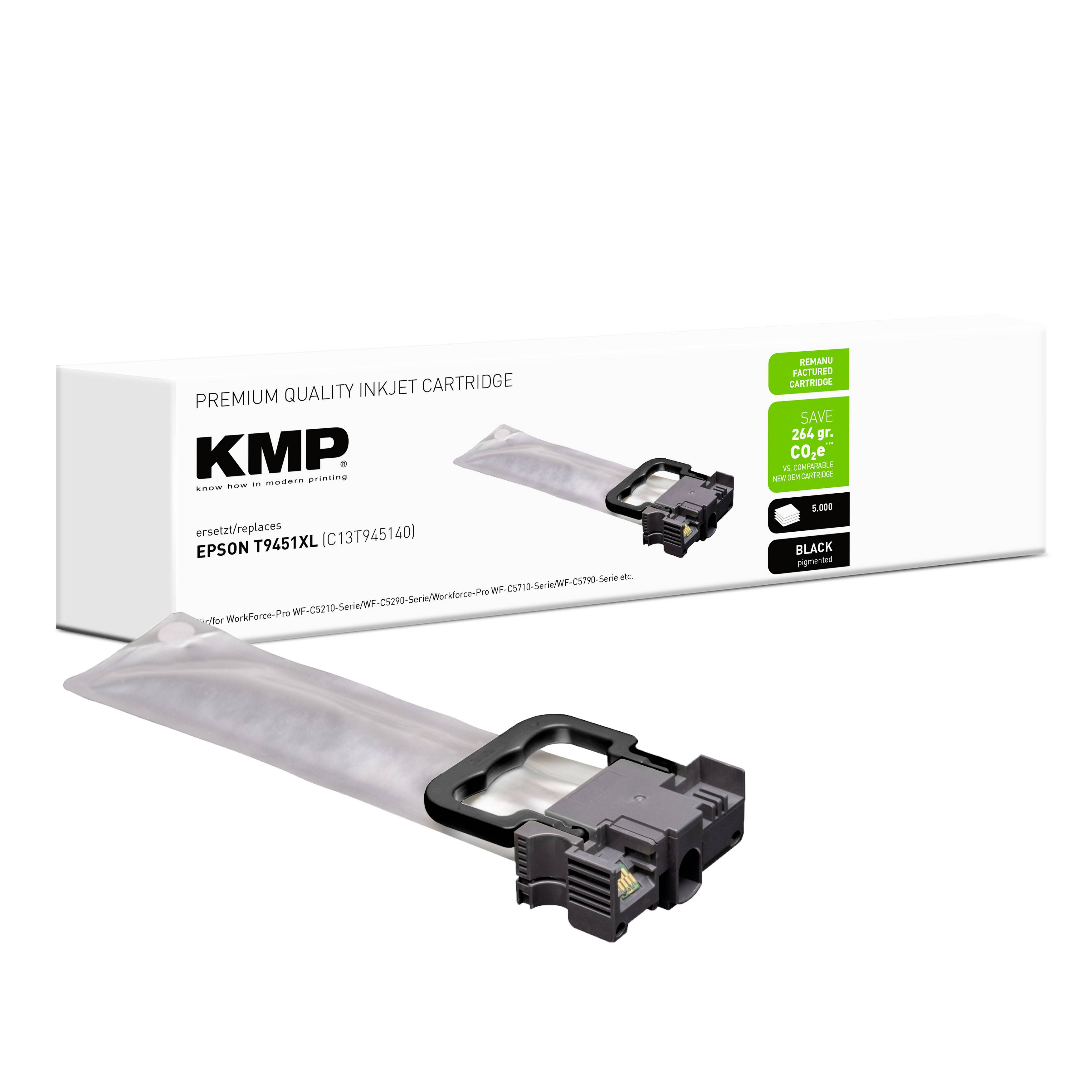 KMP Encre remplace Epson T9451 compatible noir E 255X 1645,4001