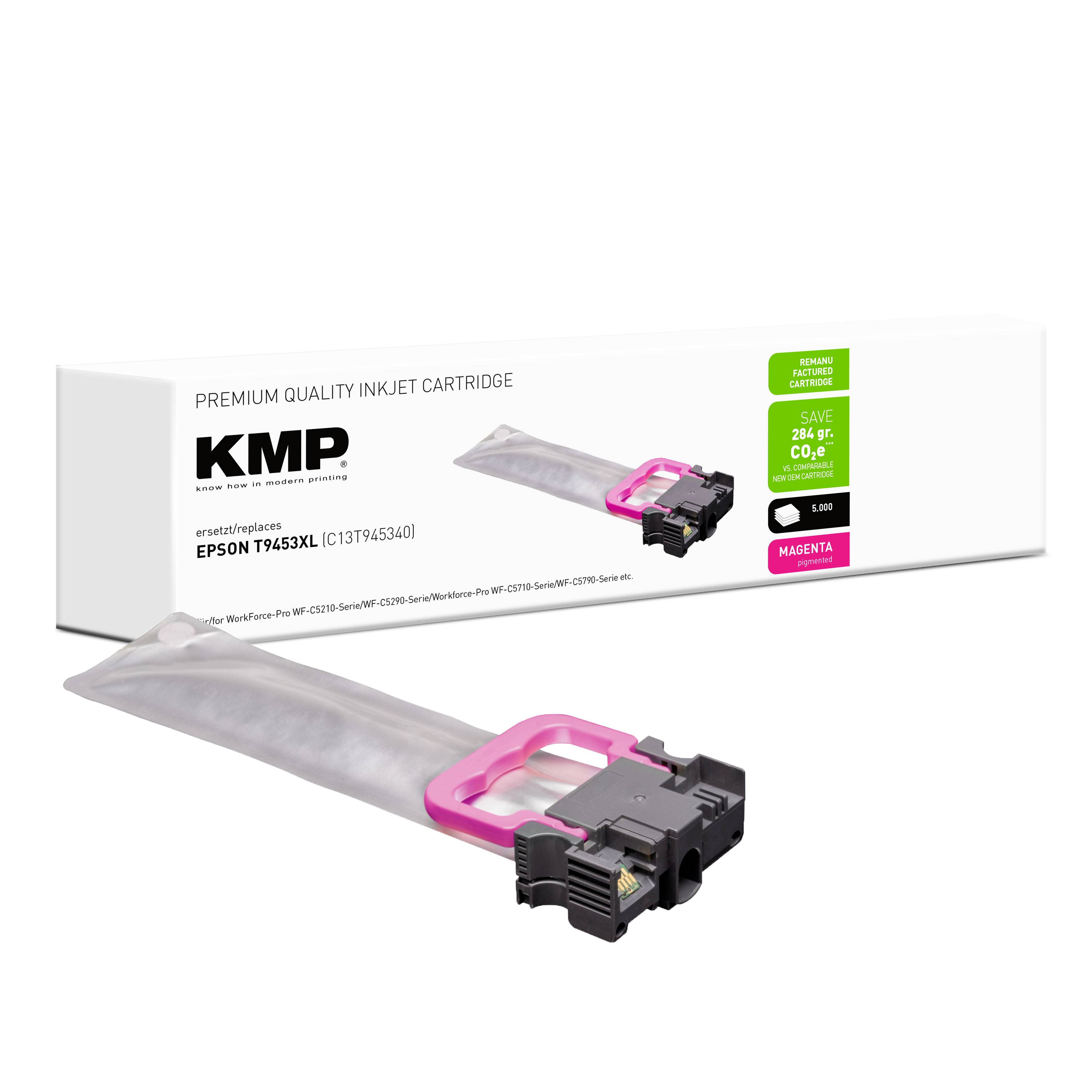 KMP Encre remplace Epson T9453 compatible magenta E257X 1645,4006