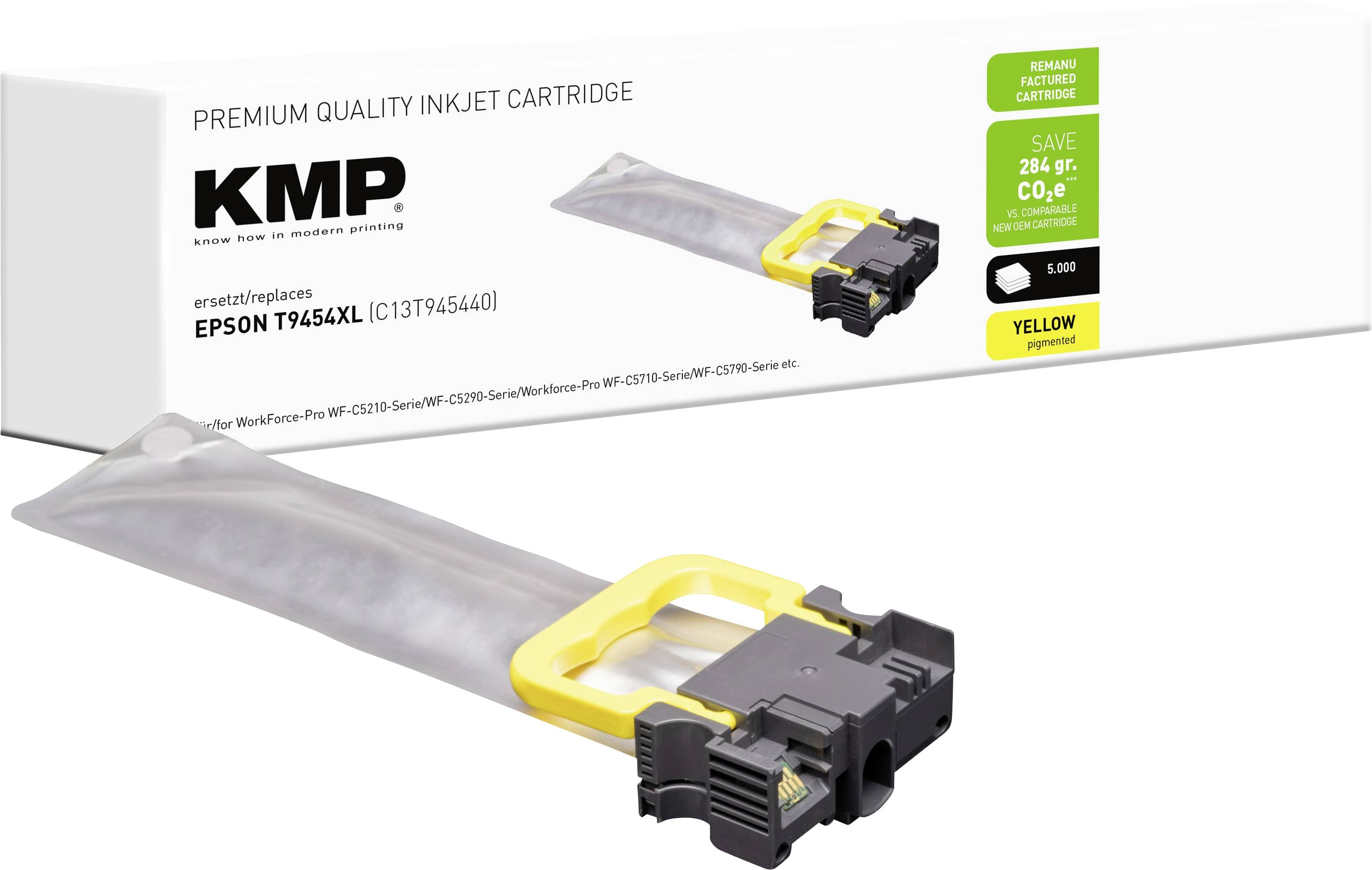 KMP Encre remplace Epson T9454 compatible jaune E258X 1645,4009