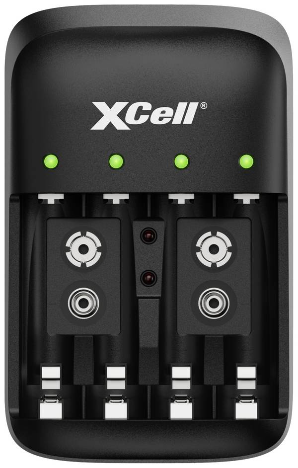 Branchez le chargeur rapide avec LED, avec contrôle de canal individuel pour AA, AAA