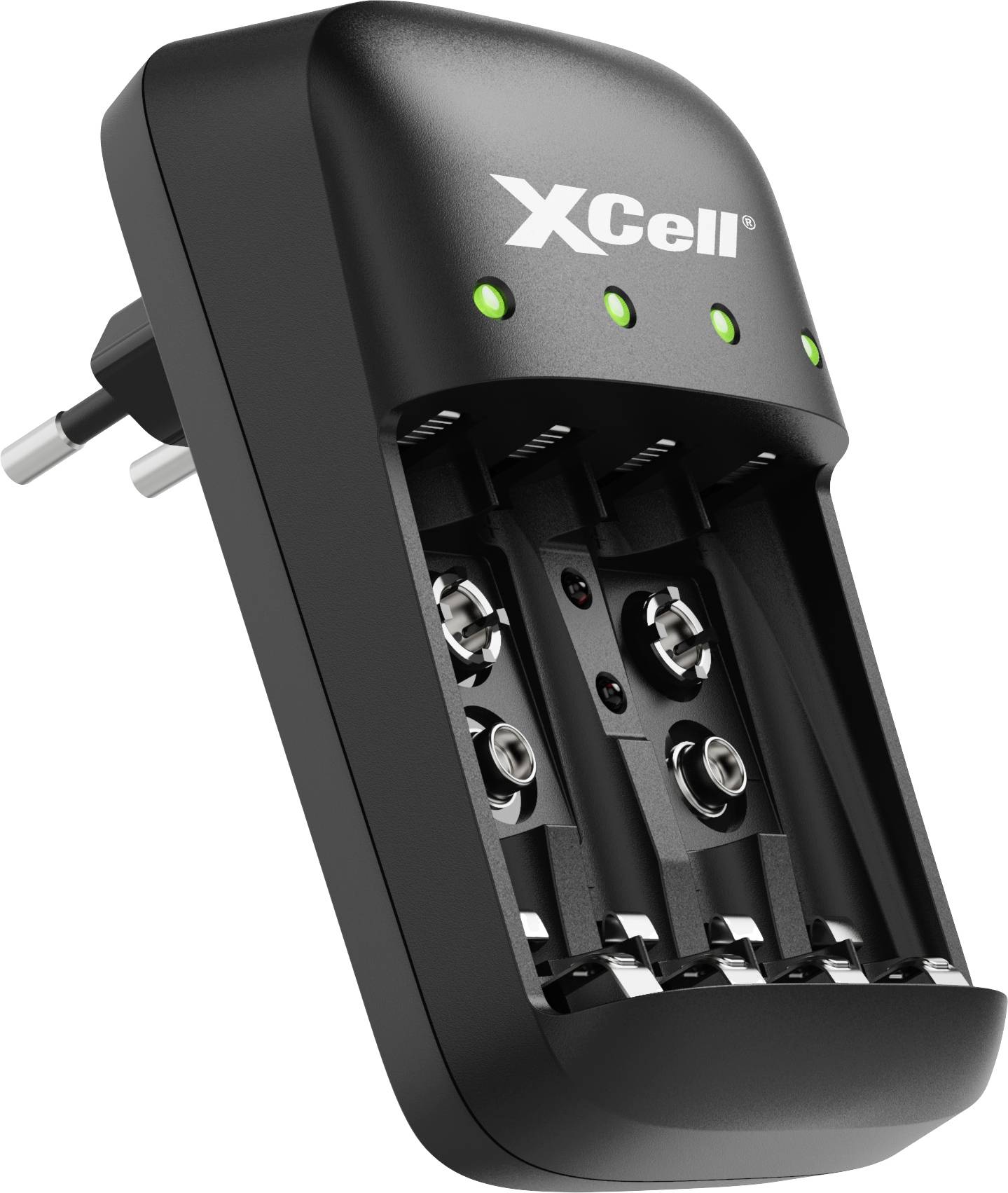 Branchez le chargeur rapide avec LED, avec contrôle de canal individuel pour AA, AAA-1