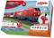 Coffret de train jouet 'Glacier Express' de Märklin, adapté aux enfants à partir de 3 ans. Comprend un train rouge télécommandé et des rails.