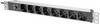 Digitus DN-95410-IT 19 pouces Multiprise 1 UH prise à contact de protection profilé en aluminium, montage fixe, avec 2 supports métalliques, avec interrupteur adapté à une baie de profondeur: à partir de 300 mm argent, noir