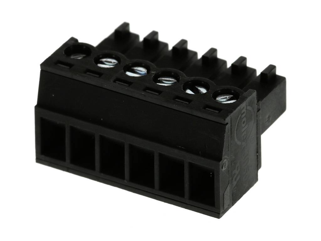 Molex 395000006 Borne pour circuits imprimés Nombre de pôles 6 1 pc(s)