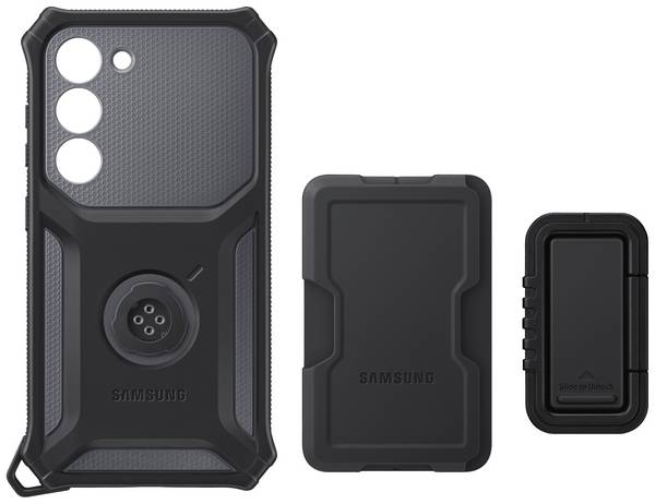 Coque pour Samsung Galaxy S23 Renforcée avec Porte-cartes et Fonction Support
