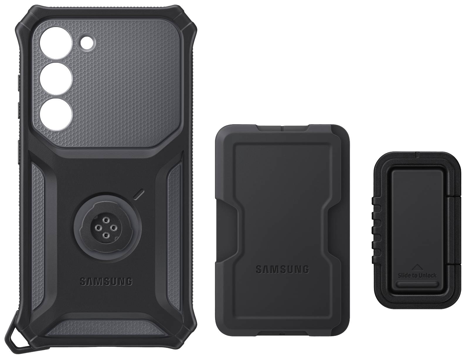 Coque pour Samsung Galaxy S23 Renforcée avec Porte-cartes et Fonction Support-0