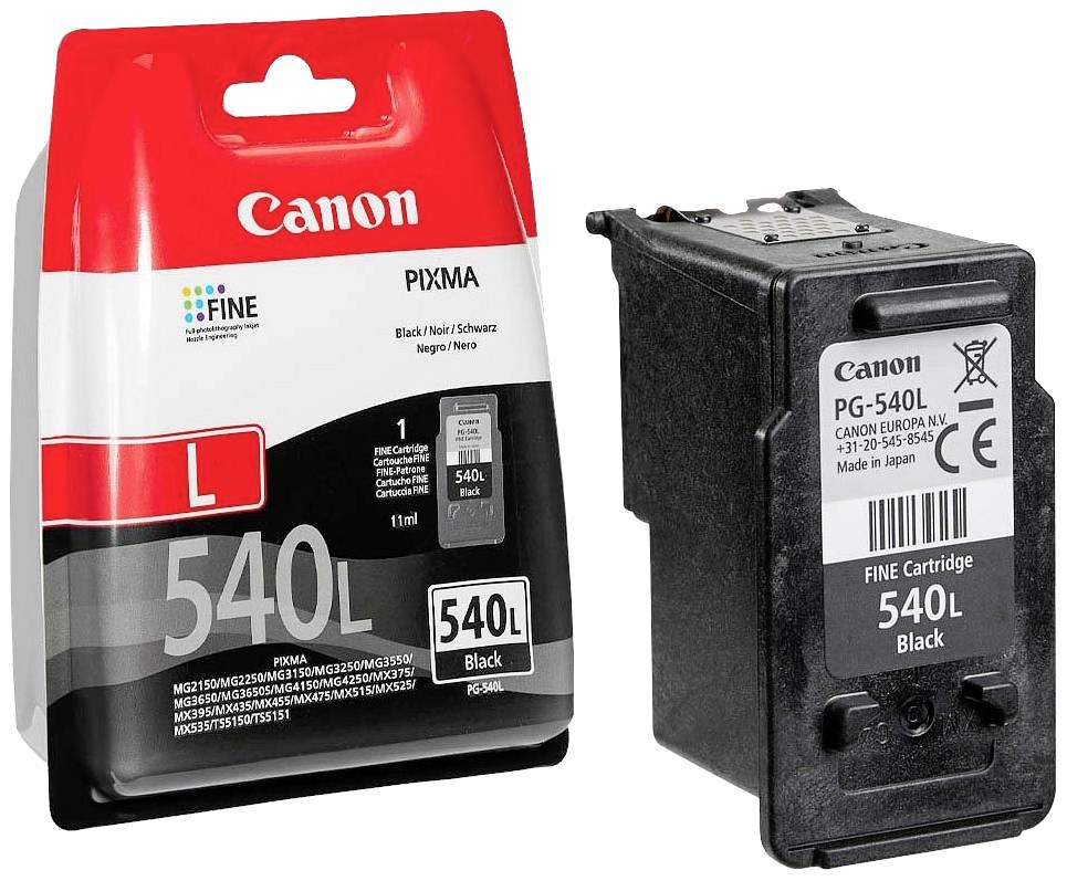 Canon PG-540L, Noir, 11 ml, 1 pièce(s), 300 pages, Paquet unique-1
