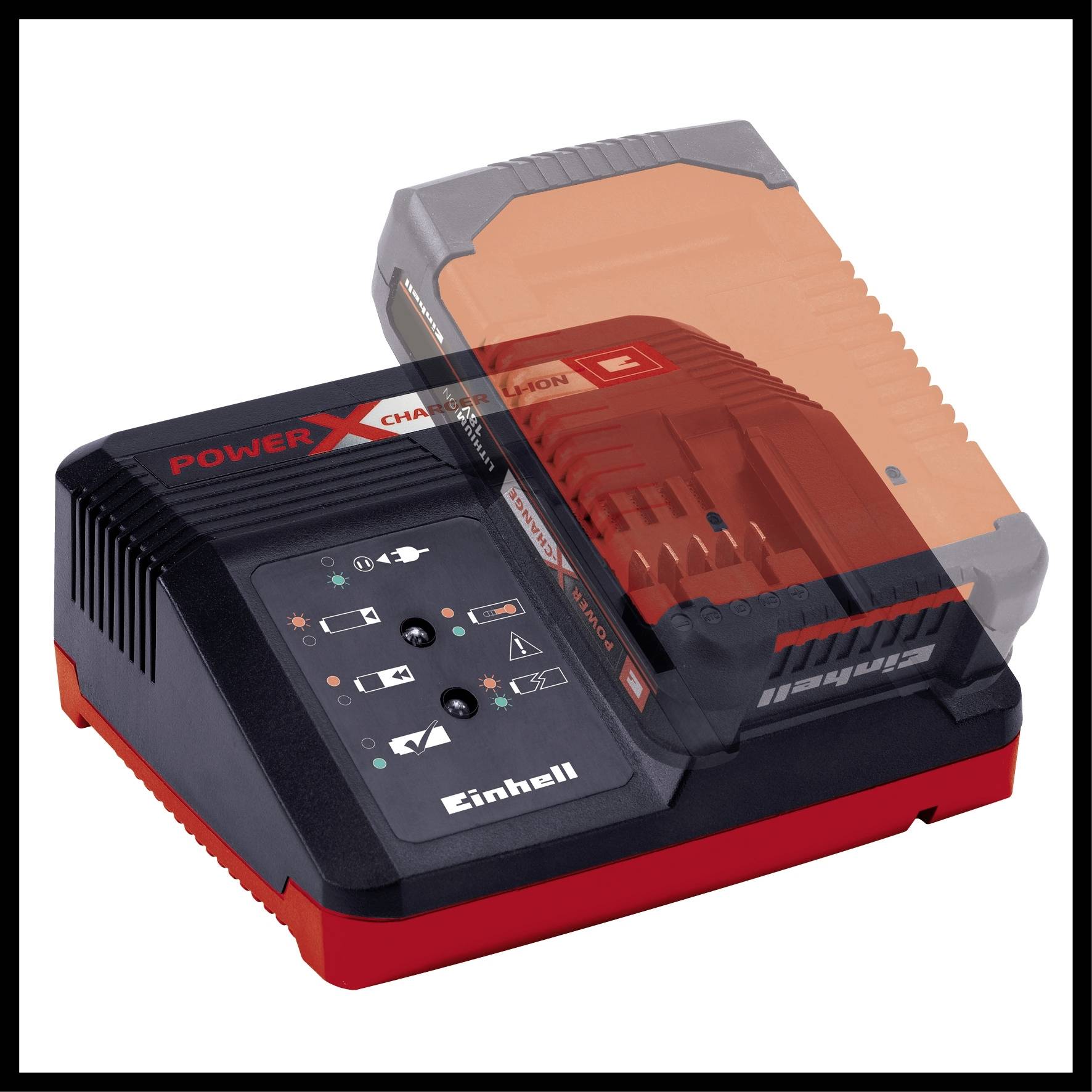 Einhell 4326401 Power X-Change PXC Starter Kit 18V 2Ah + Gratis 2Ah Akku Batterie pour outil et chargeur 18 V 2 Ah Li-Io-4