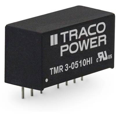   TracoPower  TMR 3-0512HI  Convertisseur CC/CC pour circuits imprimés  5 V/DC  12 V/DC  250 mA  3 W  Nbr. de sorties: 1
