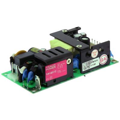 Module d'alimentation électronique avec divers composants et étiquettes. Le module est conçu pour l'alimentation électrique de dispositifs.