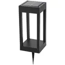 Lampadaire d'extérieur solaire Megatron MT70010 LED LED intégrée 0.6 W noir