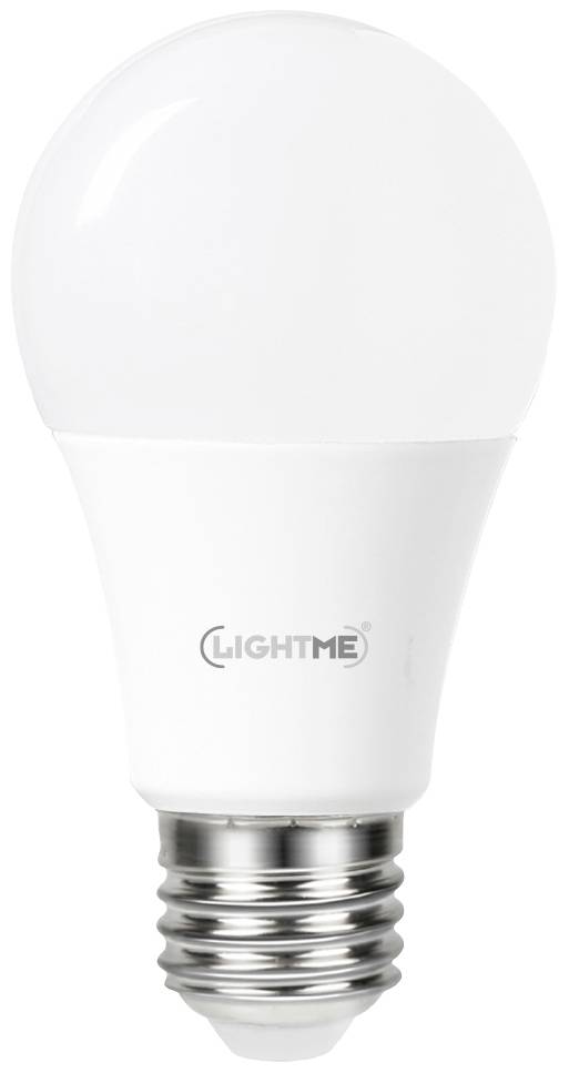 Une ampoule LED blanche avec douille E27.