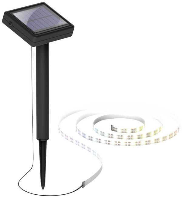 Megatron MT70012 Guirlande lumineuse solaire      LED RVB Longueur éclairée: 3 m avec panneau solaire