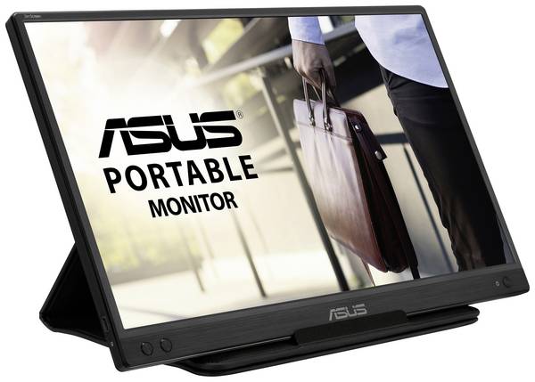 Moniteur LED Asus MB166C  CEE B (A - G) 39.6 cm 15.6 pouces  1920 x 1080 pixels 16:9 5 ms USB 3.1 (Gen 1), USB-C® IPS LED