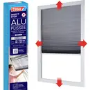 tesa Insect Stop 55804-00000-00 Moustiquaire plissée en aluminium (l x H) 1.14 m x 1.60 m anthracite 1 pc(s)