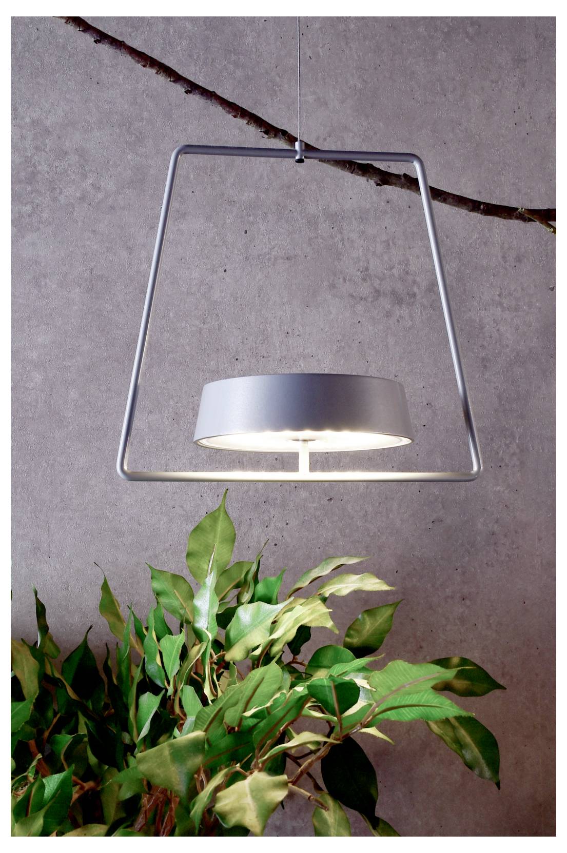 Deko Light 930627 Miriam Pendule gris-1