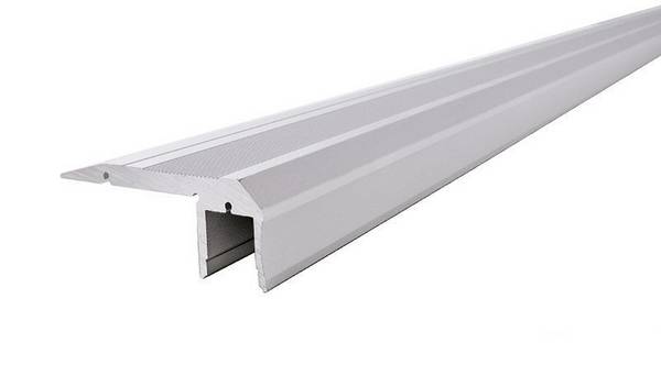 Deko Light 970523 AL-02-10 Profilé pour marches d'escalier       aluminium (L x l x H) 2000 x 61 x 20.50 mm  2 m