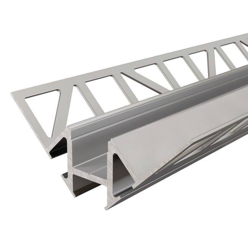 Deko Light 975371 EV-01-12 Profilé pour carrelage aluminium (l x H x P) 49 x 49 x 2500 mm 2.50 m