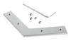 Deko Light 987026 Nutenstein / Eckverbinder 120° Raccord d'angle métal (l x H) 12 mm x 2 mm 1 pc(s)