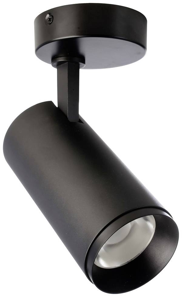 Deko Light Lucea 15 Luminaire de plafond en saillie triphasé LED intégrée 15 W LED COB CEE: F (A - G) noir profond (RAL 9005)