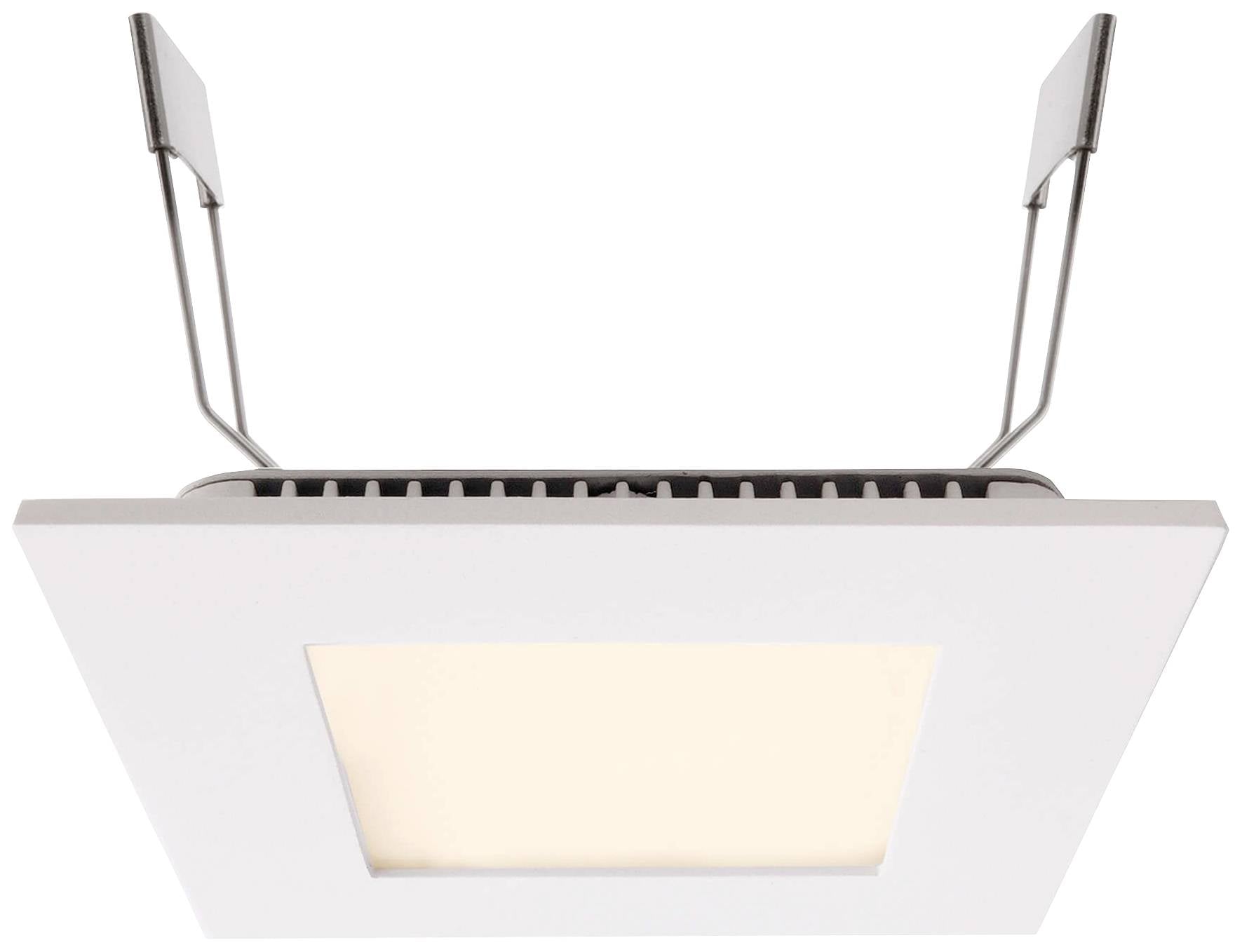 Deko Light 565152 LED Panel Square 8 Luminaire à LED encastrable CEE: G (A - G) LED SMD LED intégrée 7 W blanc de sécurité (RAL 9003)