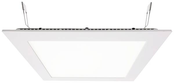 Deko Light 565162 LED Panel Square 20 Luminaire à LED encastrable  CEE: G (A - G) LED SMD LED intégrée 16 W blanc de sécurité (RAL 9003)