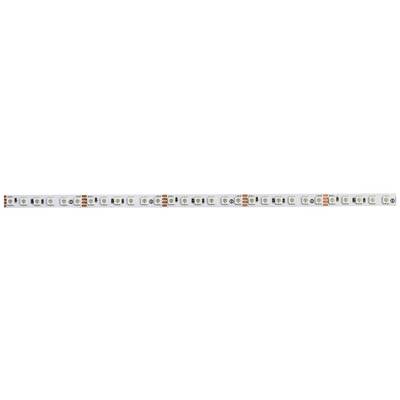 Une bande LED composée de plusieurs petites LED disposées de manière uniforme sur un circuit imprimé flexible.