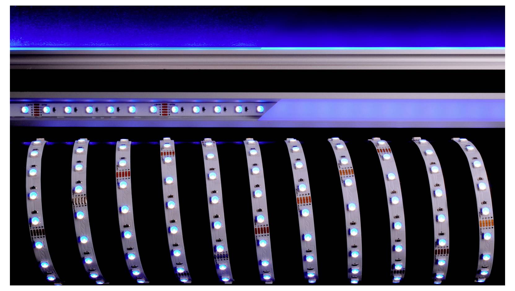 Deko Light 840236 Ruban LED CEE: G (A - G) avec câble à extrémités ouvertes 24 V/DC 5000 mm RVB, blanc chaud 5 m-3