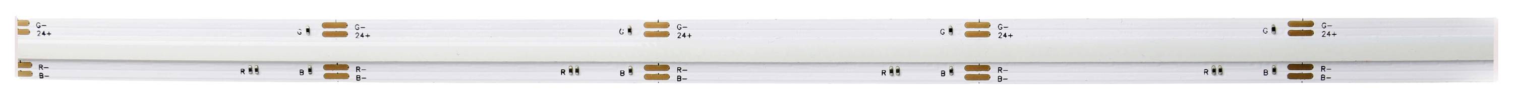 Un bandeau LED avec des LEDs réparties uniformément et un design plat et robuste, adapté aux applications d'éclairage.