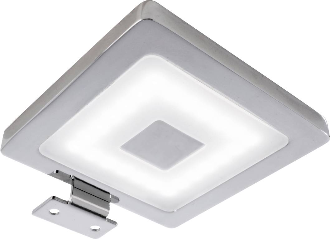 Deko Light Spiegel Eckig Lampe de miroir LED intégrée 5 W CEE: G (A - G) blanc neutre argent