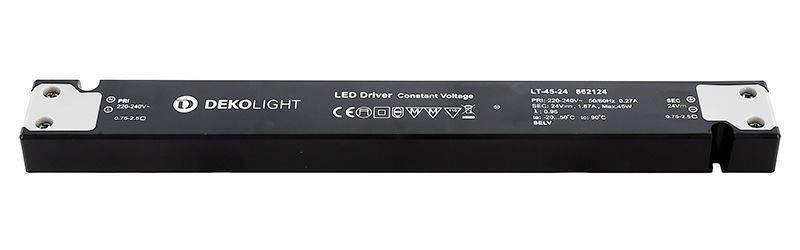 Deko Light LONG-FLAT, CV, LT Transformateur pour LED à tension constante 100 W 0 mA - 1.87 A 24 V/DC 1 pc(s)