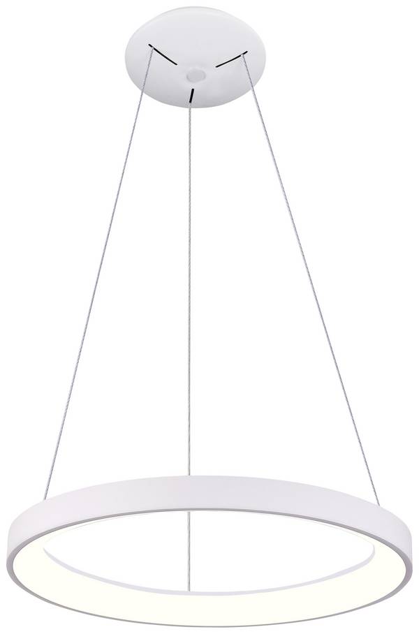 Deko Light Sculptoris 400 342189 Luminaire à suspendre LED LED intégrée  30 W blanc signalisation (RAL 9016)