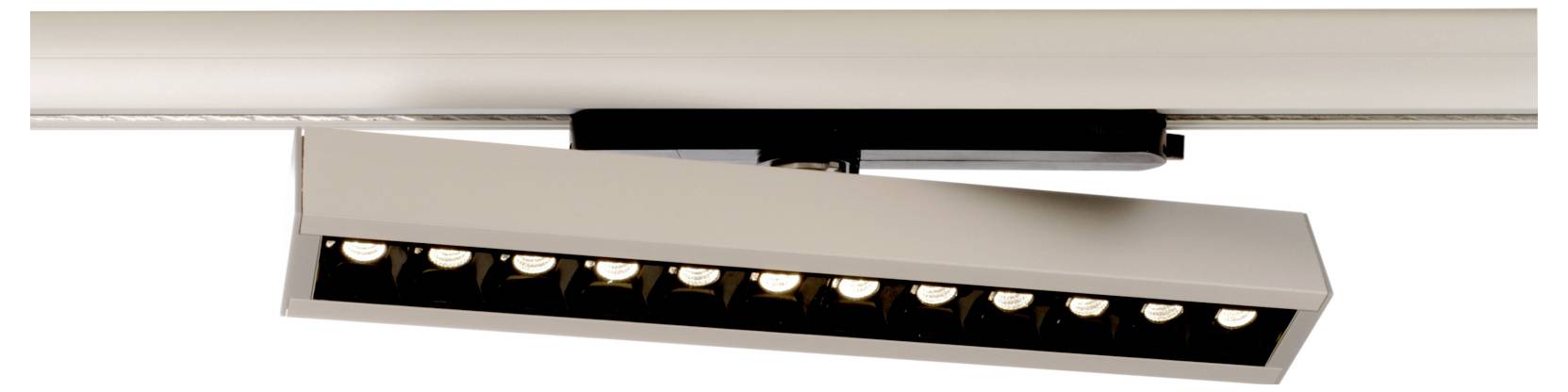 Deko Light Alnitak Luminaire sur rail haute tension LED intégrée 34 W CEE: E (A - G) LED argent-1