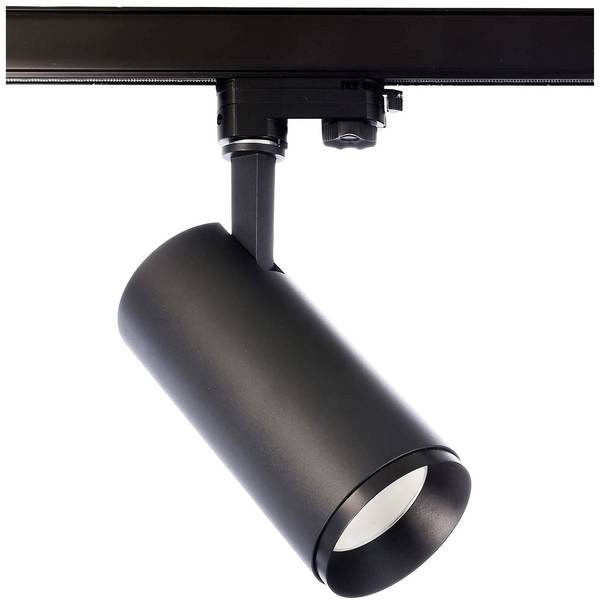 Deko Light Lucea 15 Luminaire sur rail haute tension triphasé LED intégrée 15 W LED CEE: F (A - G) noir profond (RAL 9005)