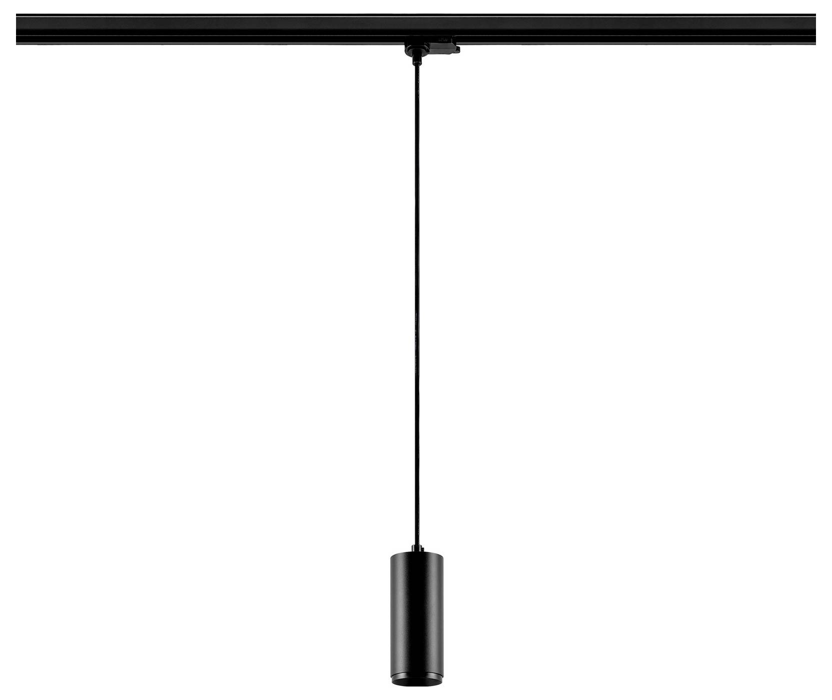 Deko Light Lucea 10 Luminaire à suspendre triphasé LED intégrée 10 W LED CEE: F (A - G) noir profond (RAL 9005)-1