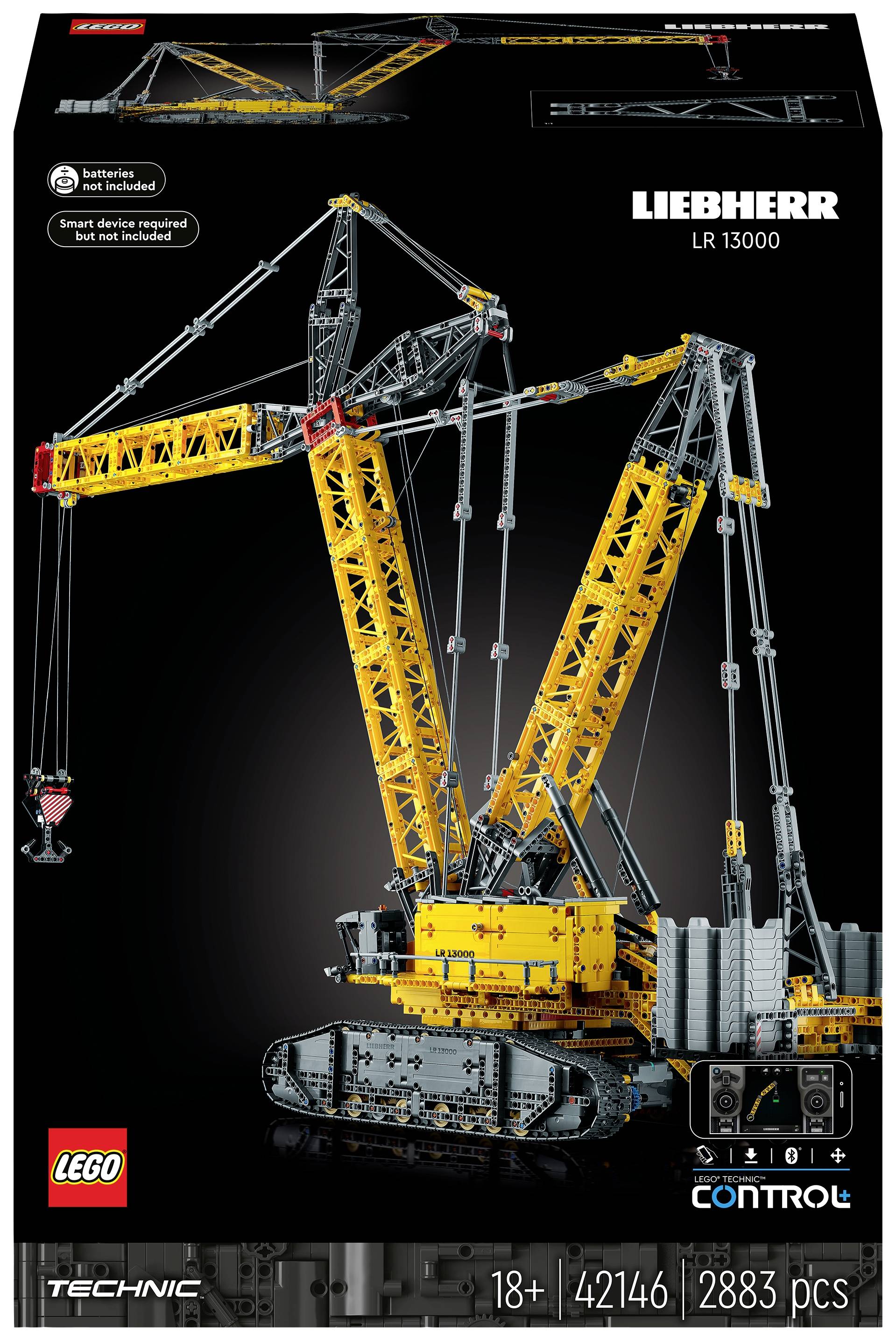42146 LEGO® TECHNIC Grue à chenilles Liebherr LR 13000 - Conrad