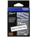 Brother TZESL251 Bande auto-plastifiante Couleur de ruban: blanc Couleur de police: noir 24 mm 8 m
