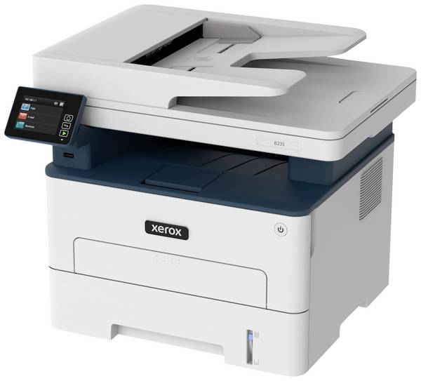 Xerox B 235 Imprimante multifonction laser, couleur noir et blanc A4 imprimante, scanner, photocopieur, fax chargeur automatique de documents, recto-verso, réseau, USB, Wi-Fi