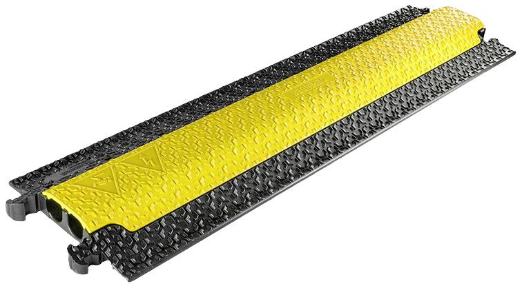DEFENDER 86100 Cable Bridge Polyurethane Black/Yellow 2 Channels 1...